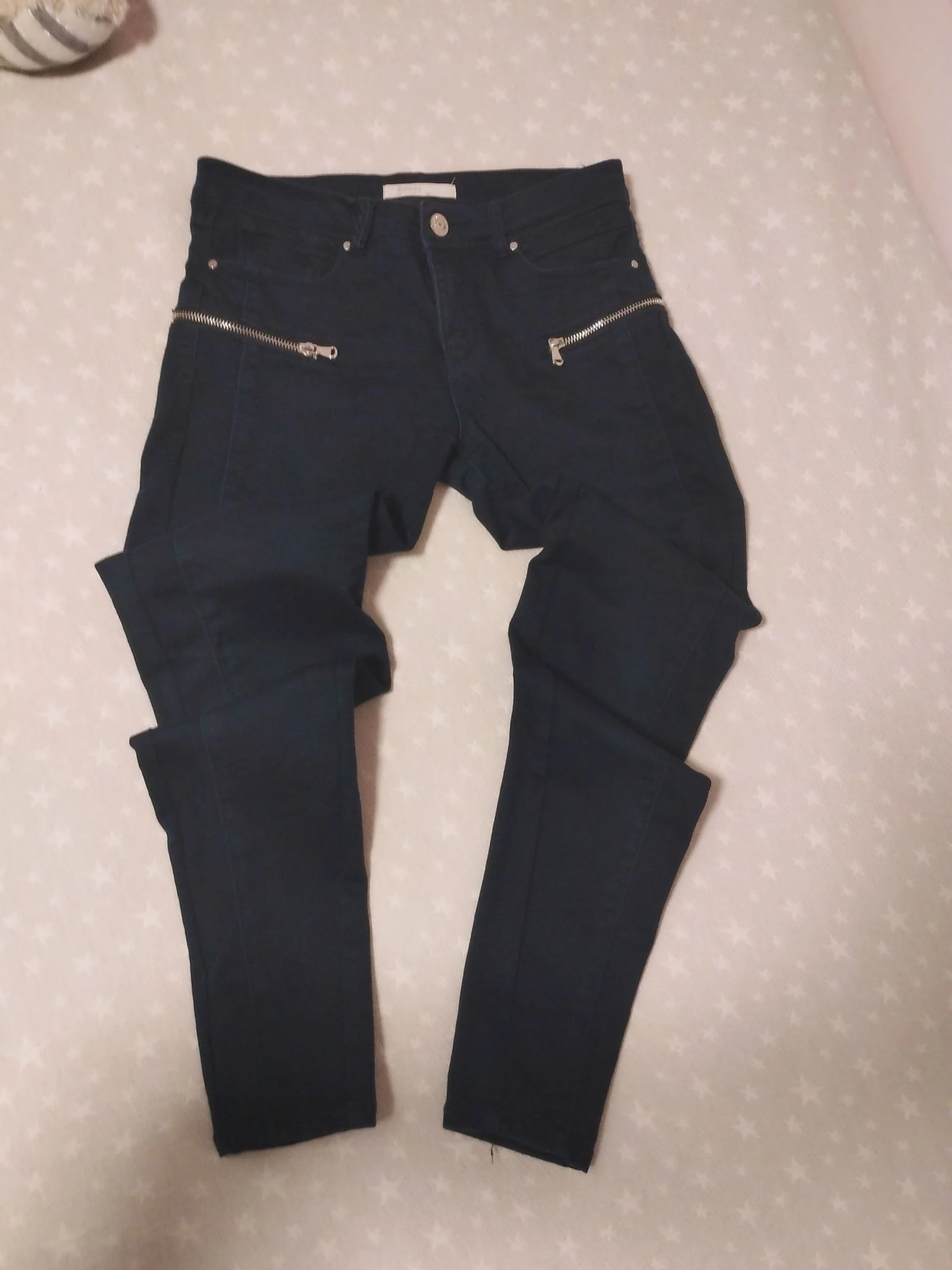 Bershka jeans skinny cano curto com zíperes – photo 4